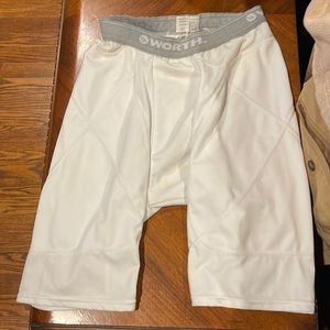 Worth compression shorts with cup insert
